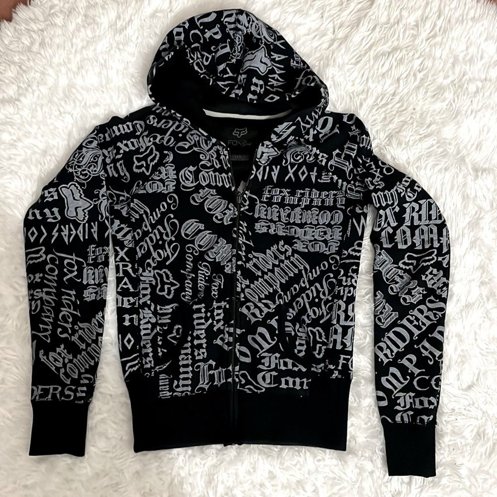 Fox Zip-Up Sweater